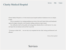 Tablet Screenshot of charitymedicalhospital.com